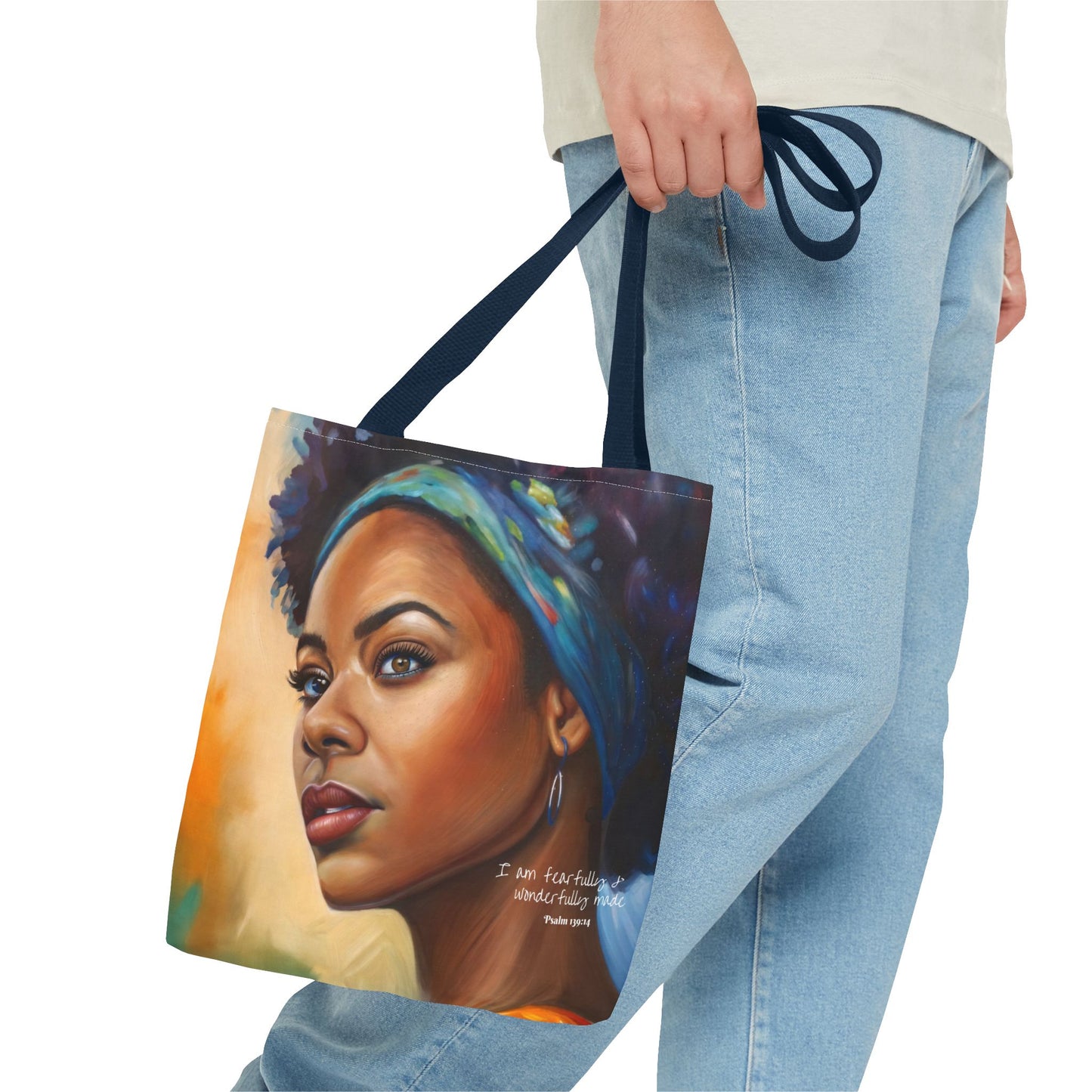 Art Tote Bag - Fearfully & Wonderfully Made Design