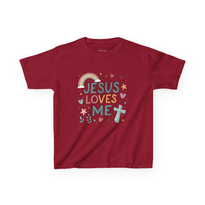 Kids T-Shirt Jesus Loves Me Design