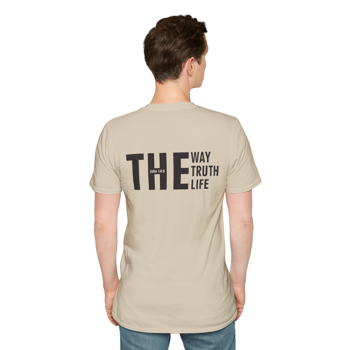 Christian T-Shirt Jesus Is The Way, The Truth, and The Life - John 14:6