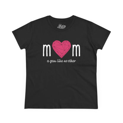 "Mom" A Gem Like No Other - Women's Cotton Tee – Perfect Gift for Mother's Day