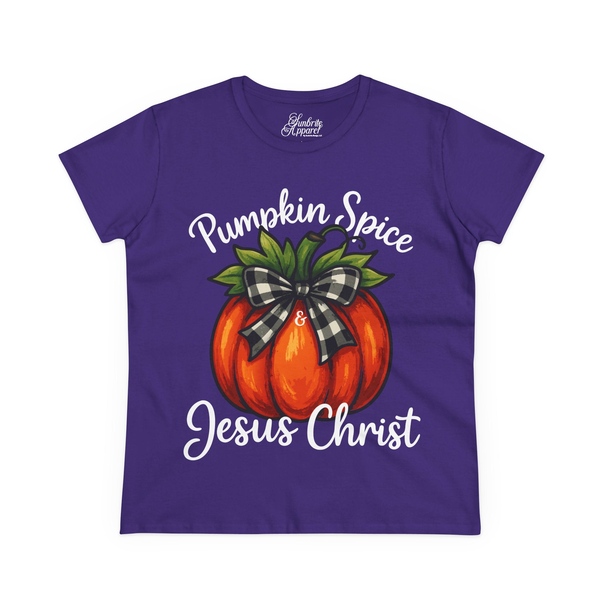 Women's Tee - Pumpkin Spice & Jesus Christ Design