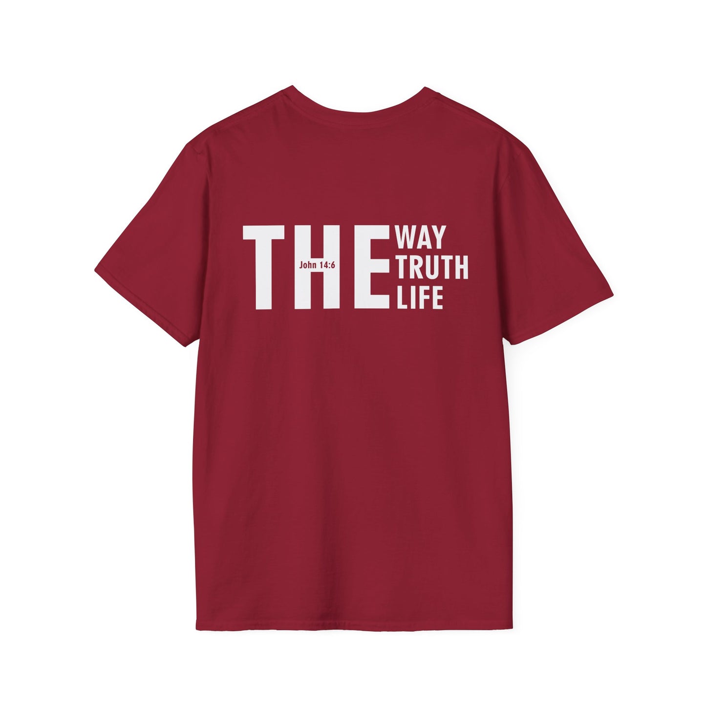 Christian T-Shirt Jesus Is The Way, The Truth, and The Life - John 14:6