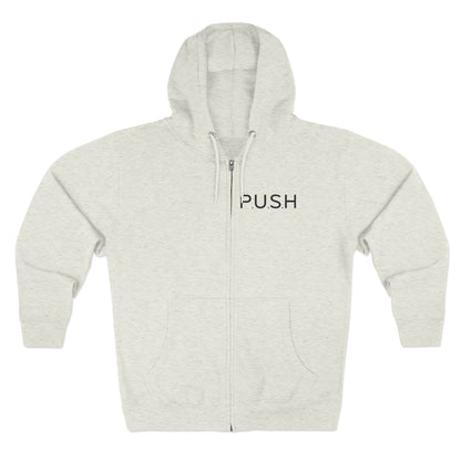 Personalized Zip Hoodie - P.U.S.H - Pray Until Something Happens