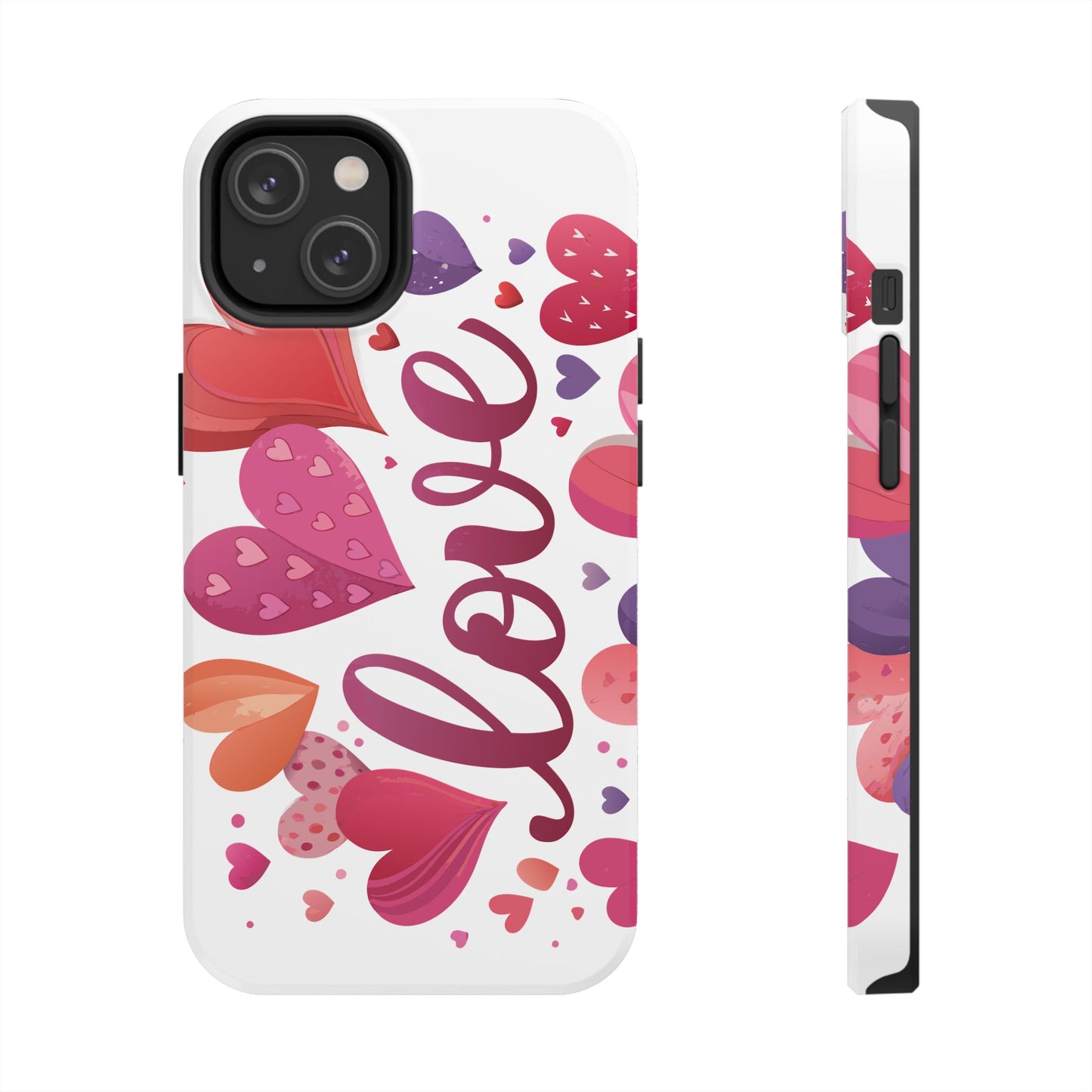 Love & Hearts Tough Valentine Phone Cases