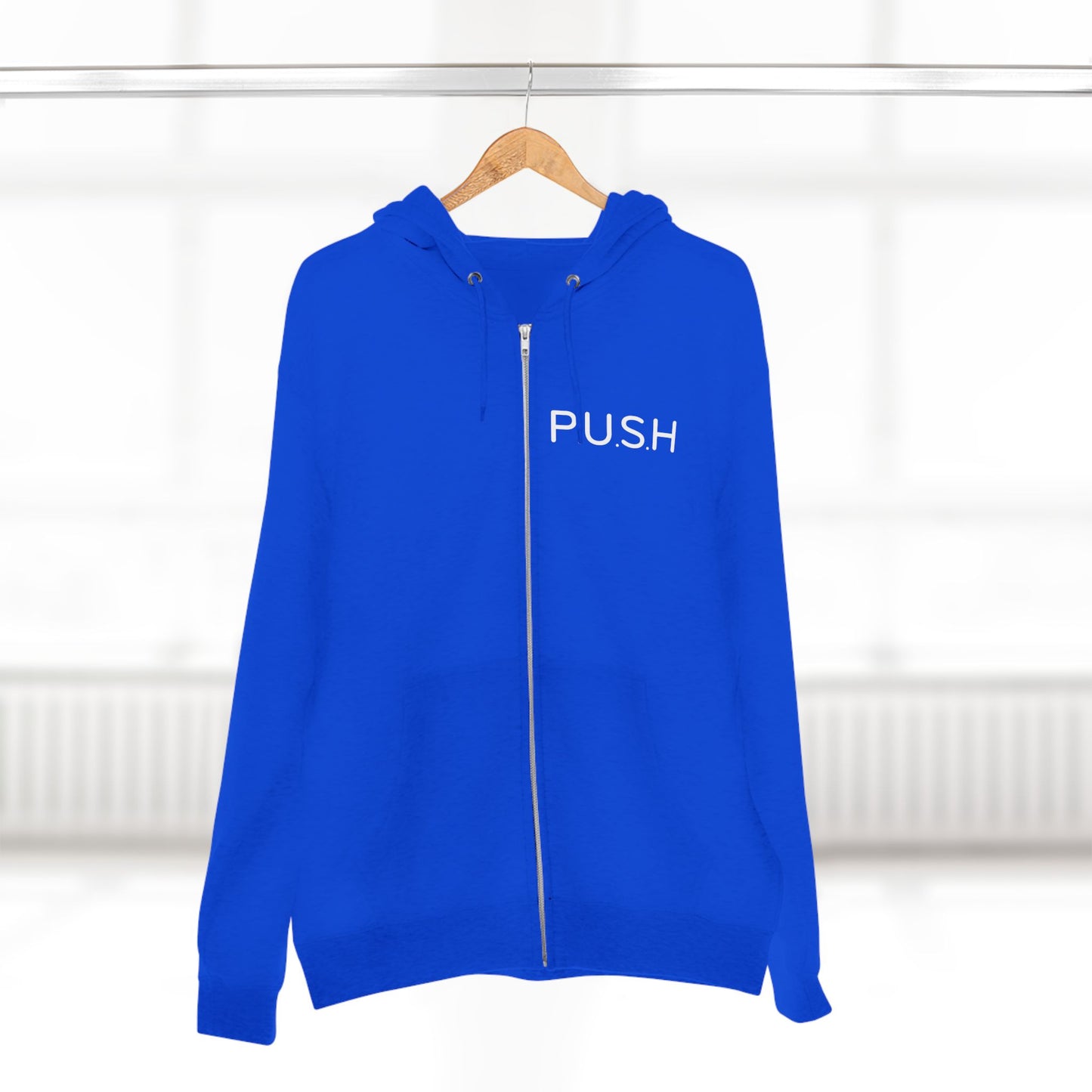 Zip Hoodie - P.U.S.H - Pray Until Something Happens