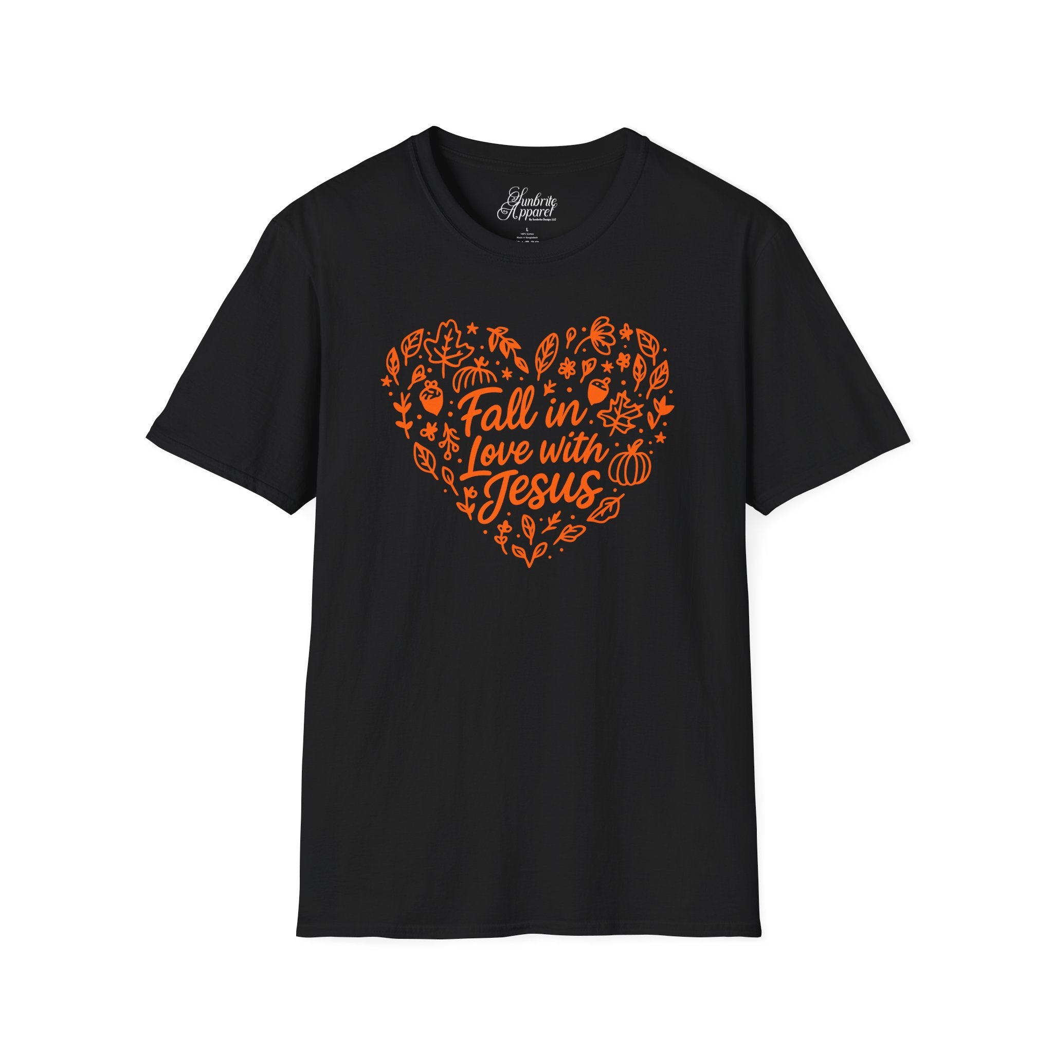 Christian T-Shirt - Fall in Love with Jesus Design