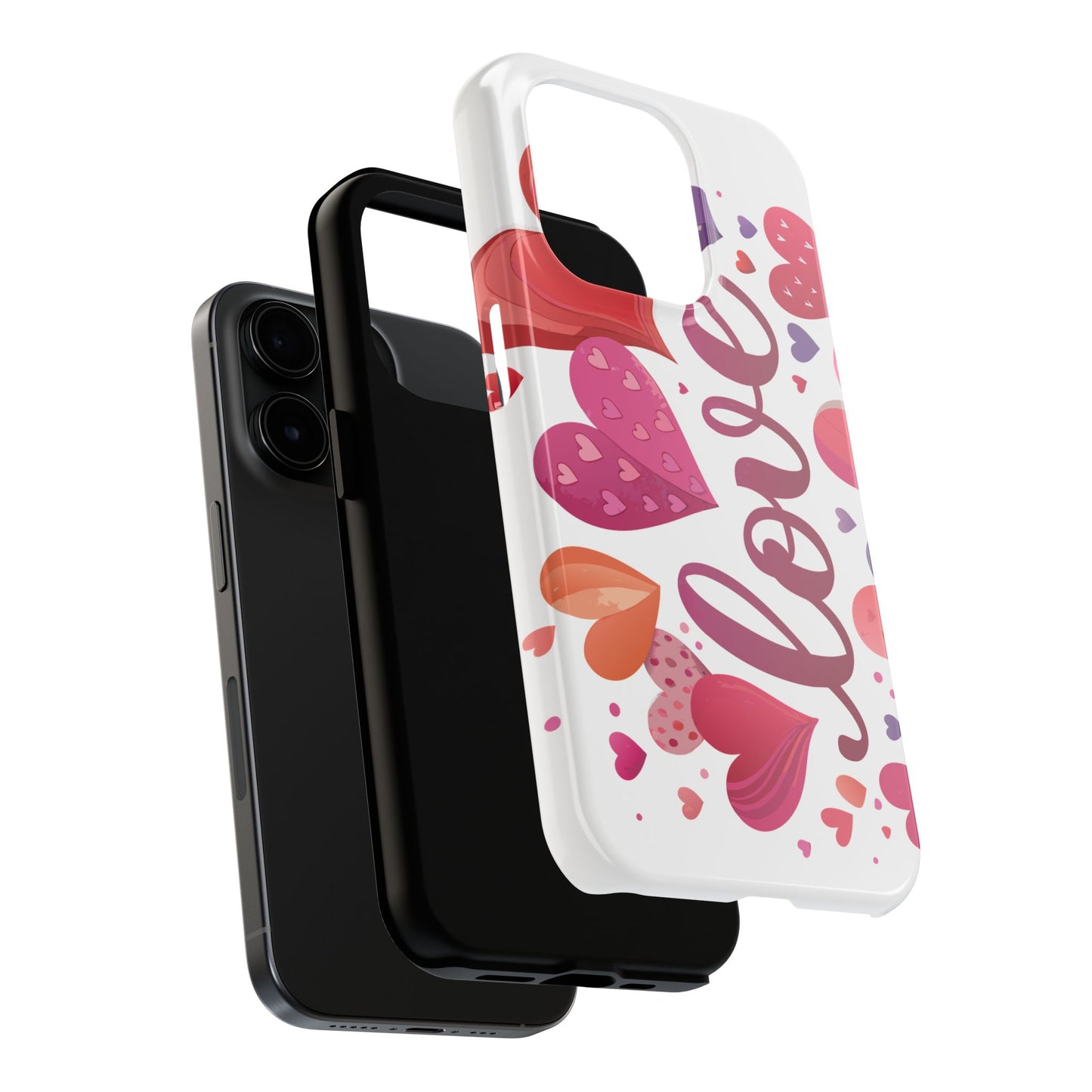 Love & Hearts Tough Valentine Phone Cases