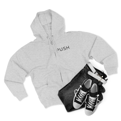 Personalized Zip Hoodie - P.U.S.H - Pray Until Something Happens