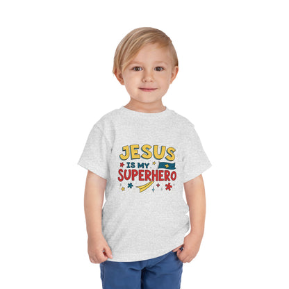 Jesus is My Superhero - Toddler Short Sleeve Tee