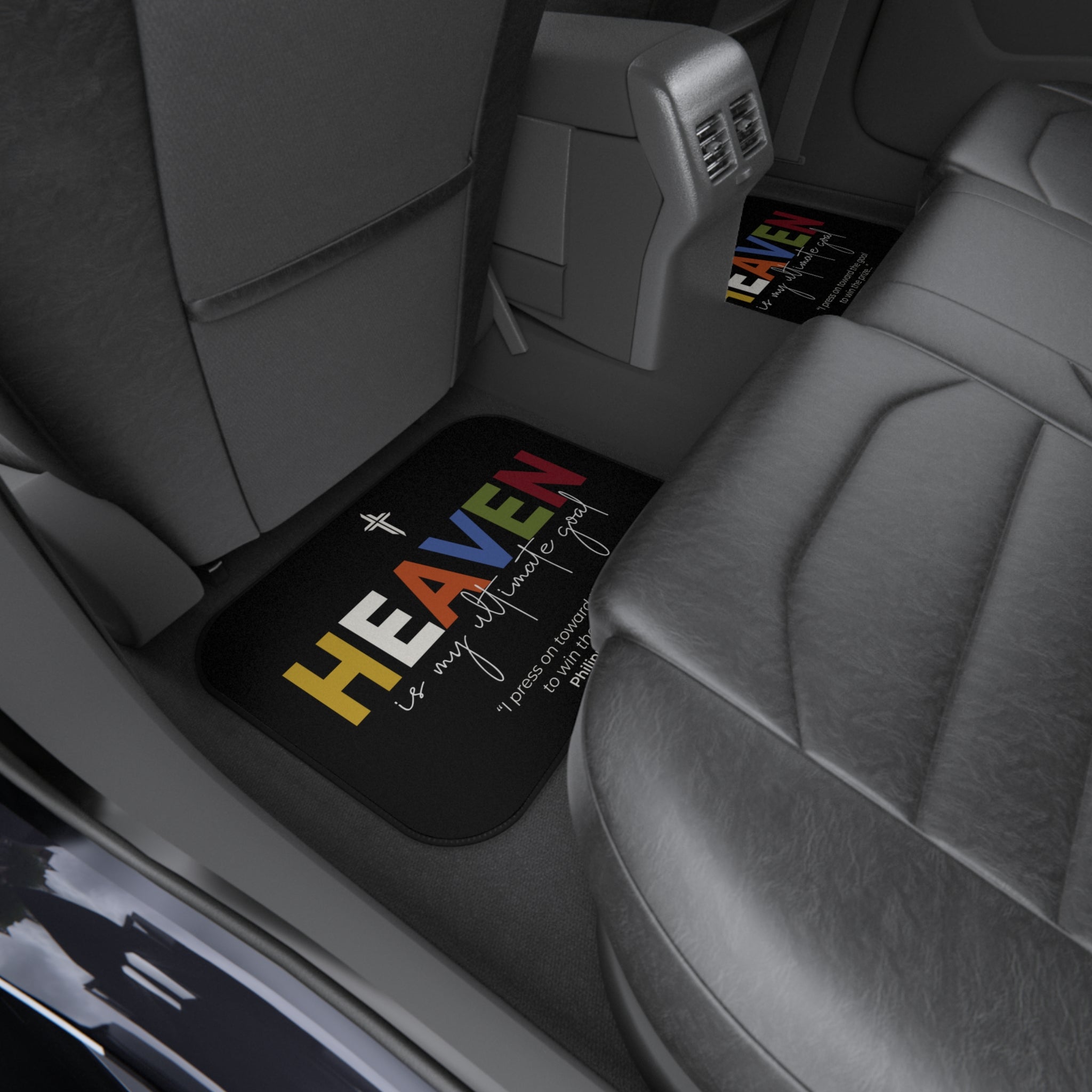 Car Mats (2x Rear) - Heaven is my ultimate goal