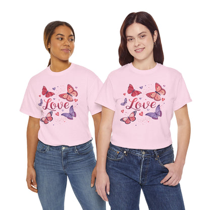 Love Valentine Butterfly T-Shirt