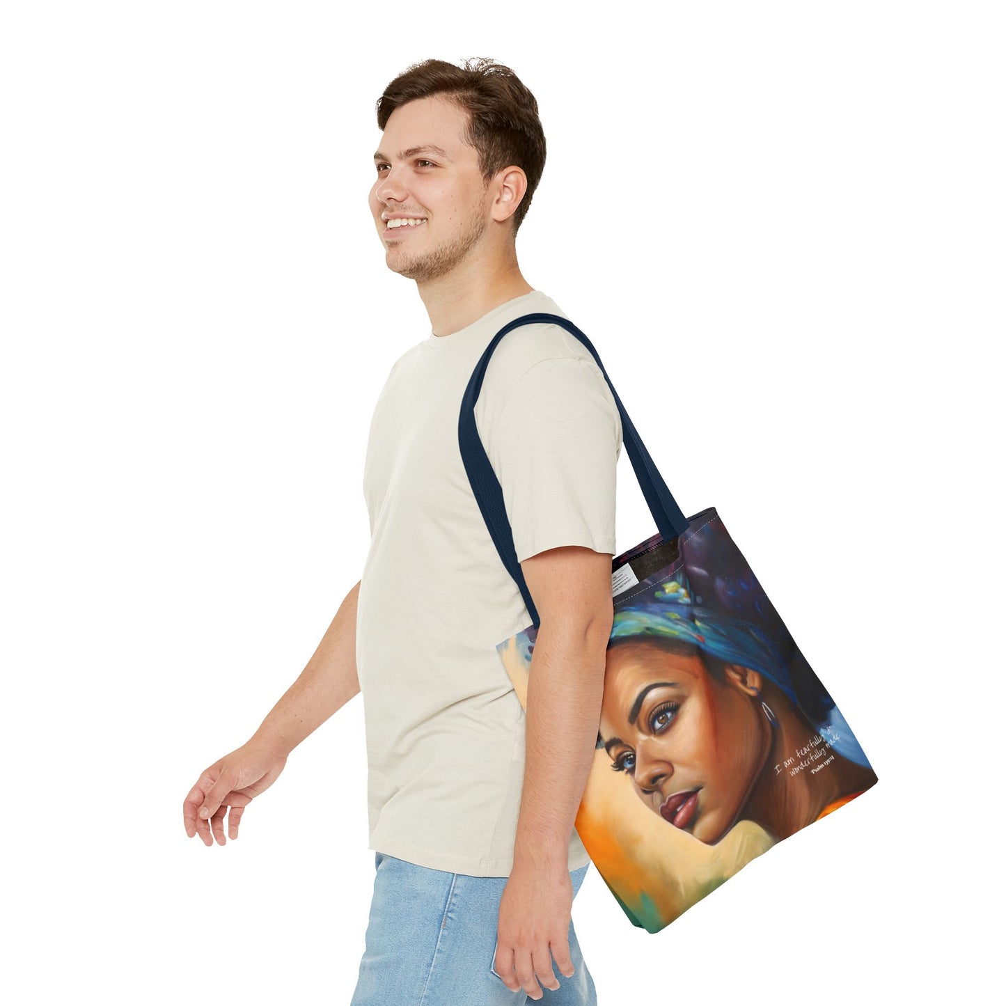 Art Tote Bag - Fearfully & Wonderfully Made Design