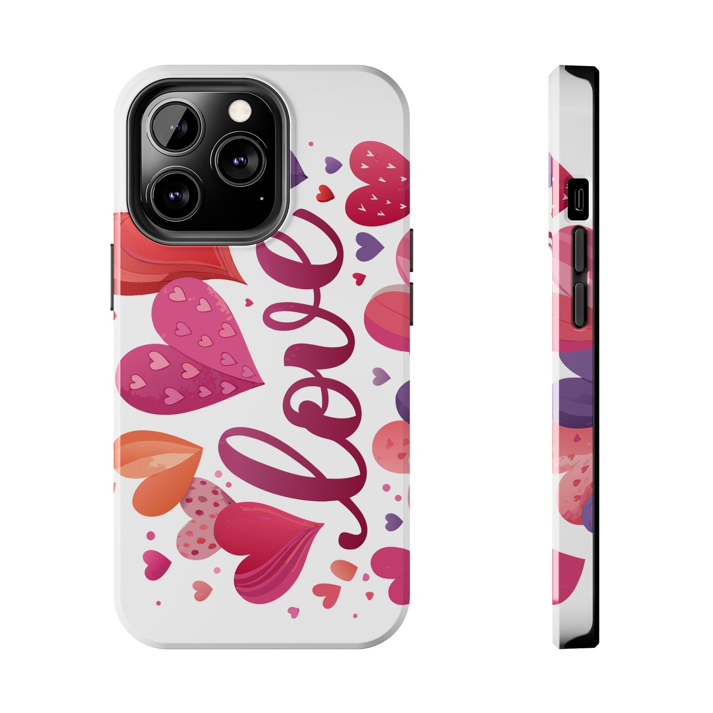 Love & Hearts Tough Valentine Phone Cases