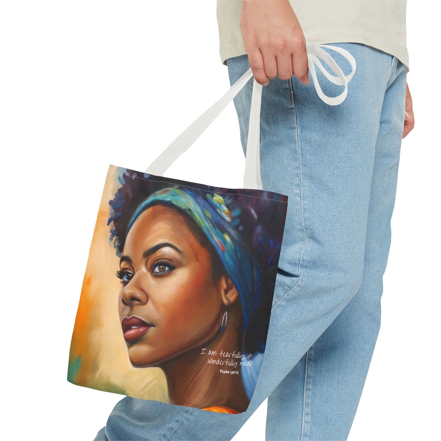 Art Tote Bag - Fearfully & Wonderfully Made Design