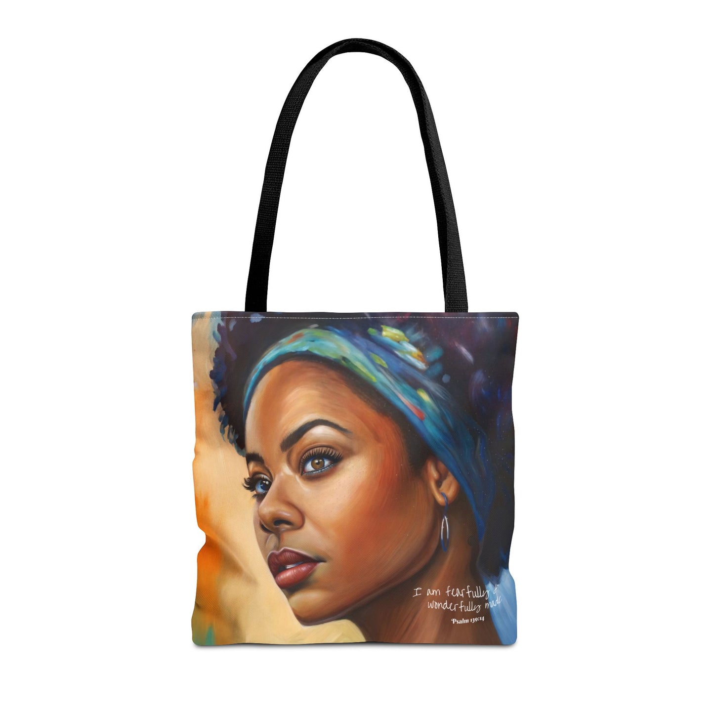 Art Tote Bag - Fearfully & Wonderfully Made Design