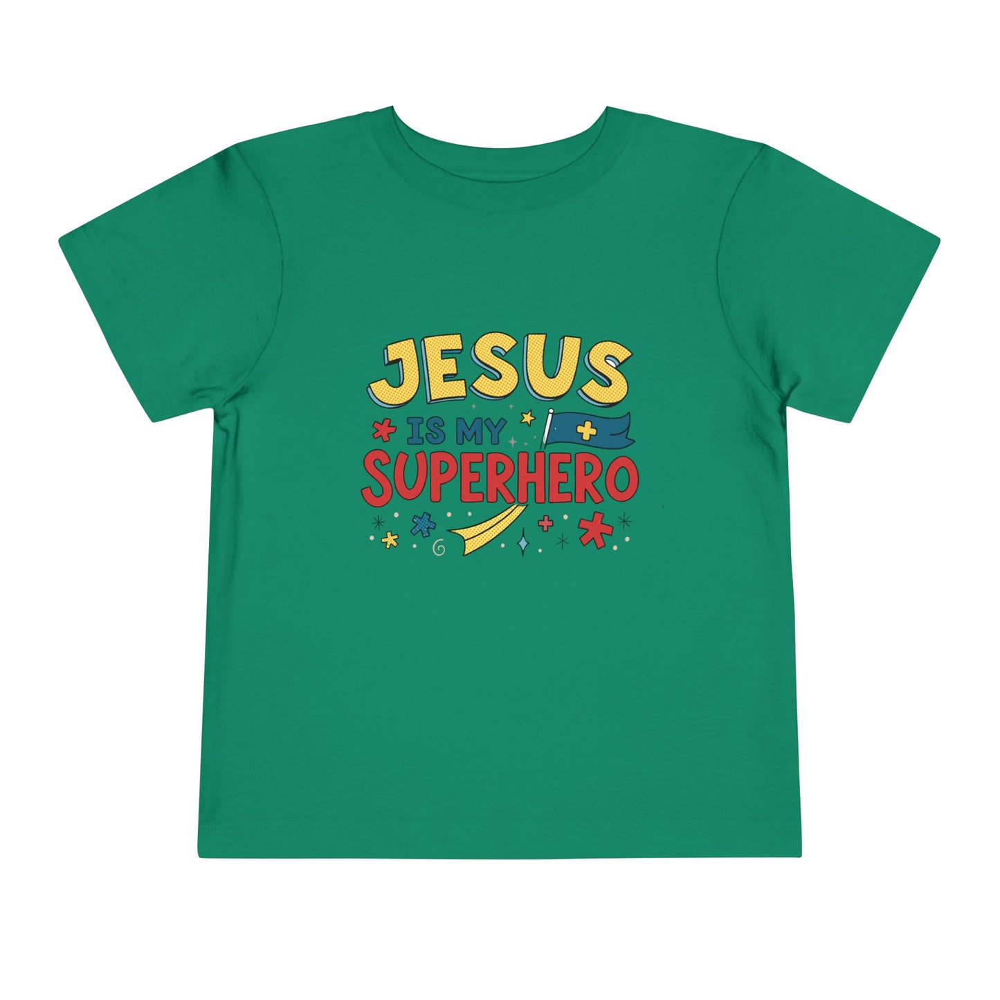 Jesus is My Superhero - Toddler Short Sleeve Tee