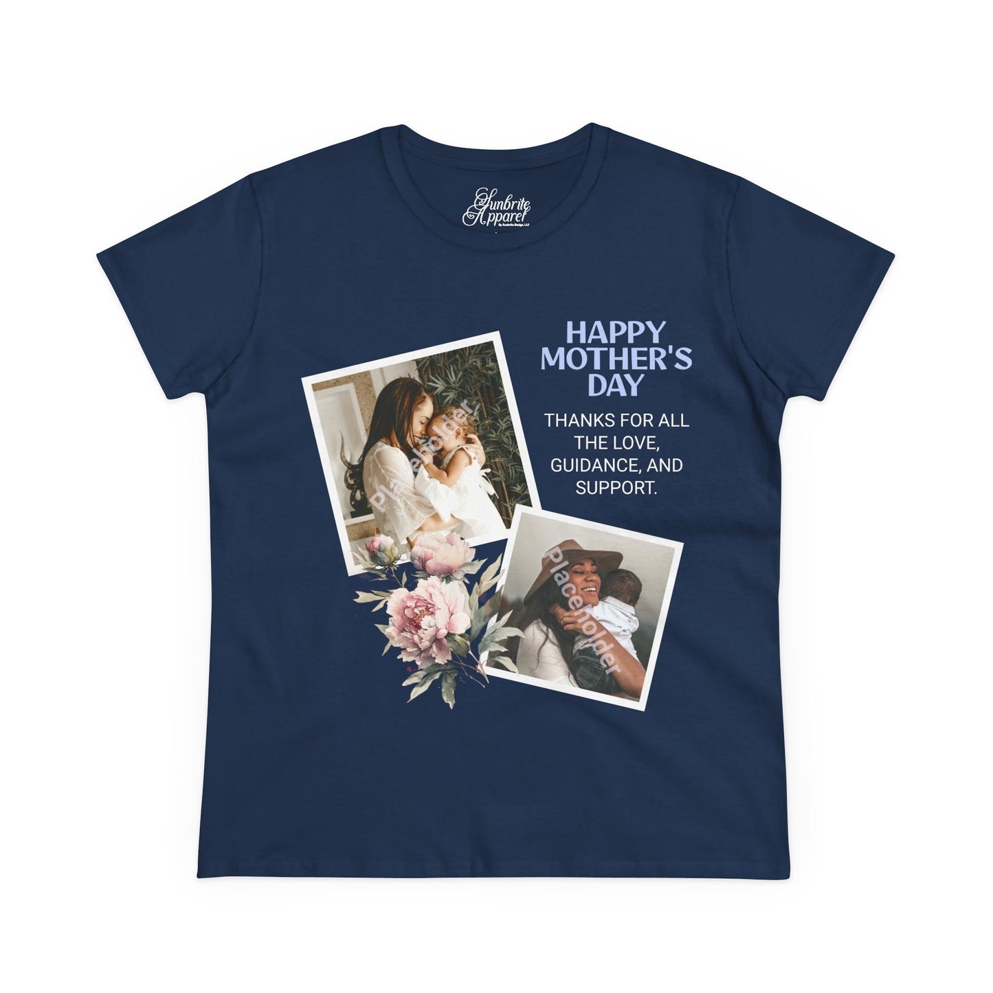 Happy Mother's Day Cotton Tee - Personalized Thoughtful Gift for Moms