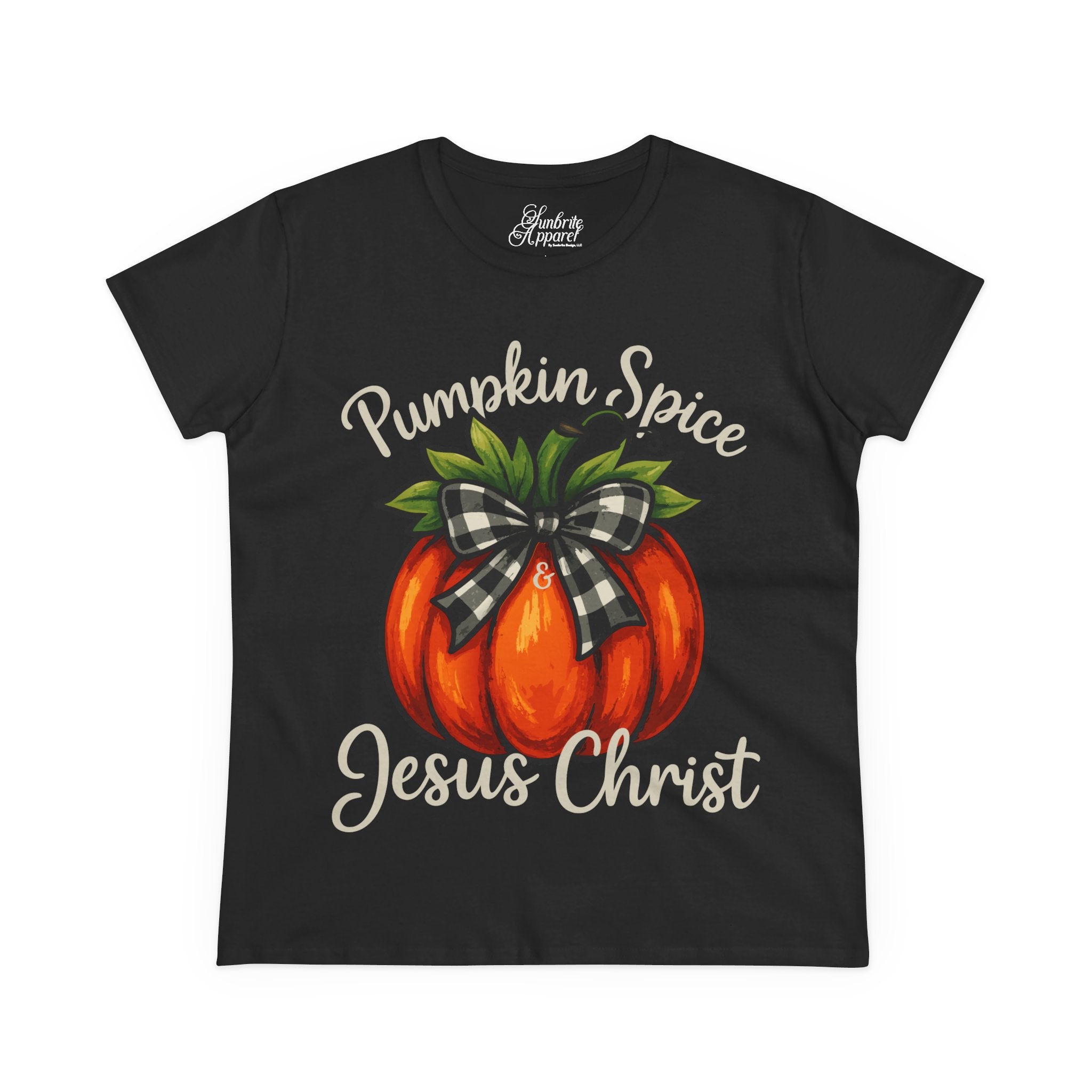 Women's Tee - Pumpkin Spice & Jesus Christ Design