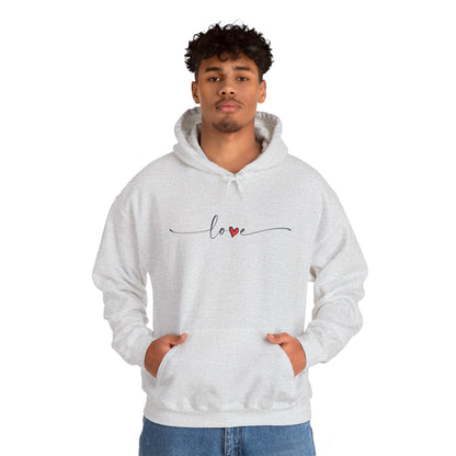 Love Valentine Hooded Sweatshirt