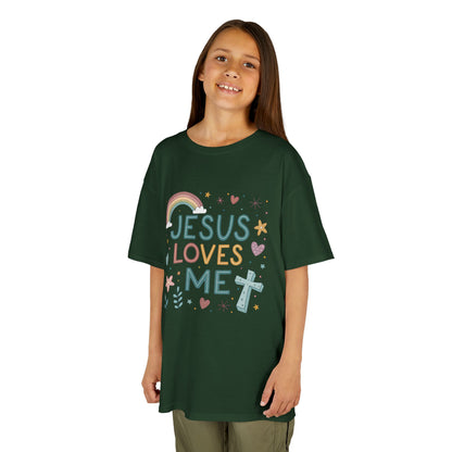 Kids T-Shirt Jesus Loves Me Design