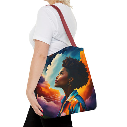 Custom - I Will Lift Up Mine Eyes Tote Bag - Art