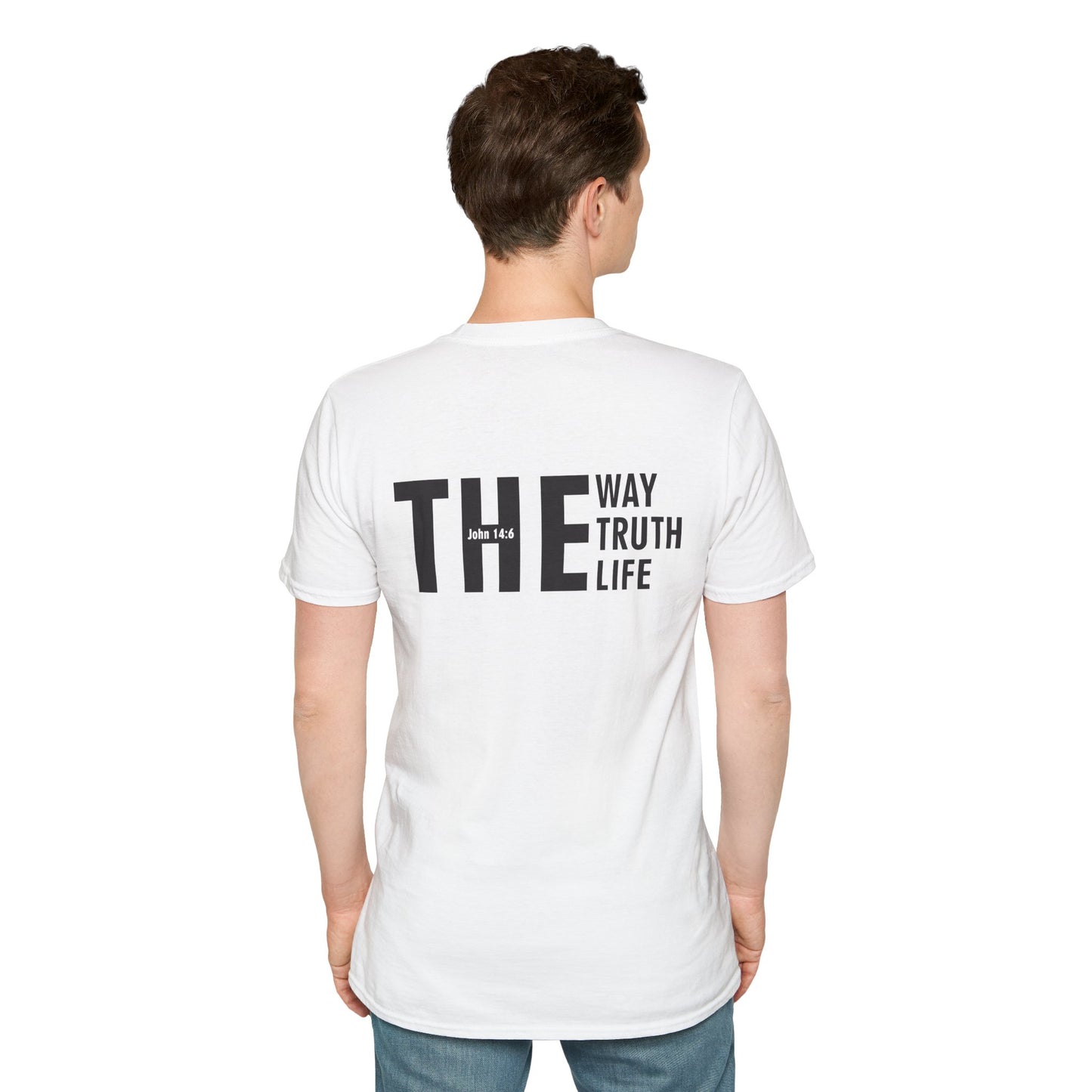 Christian T-Shirt Jesus Is The Way, The Truth, and The Life - John 14:6