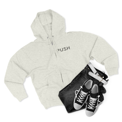 Personalized Zip Hoodie - P.U.S.H - Pray Until Something Happens