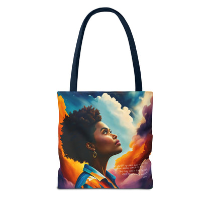 Custom - I Will Lift Up Mine Eyes Tote Bag - Art