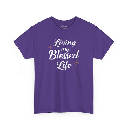 Living My Blessed Life Unisex Cotton Tee