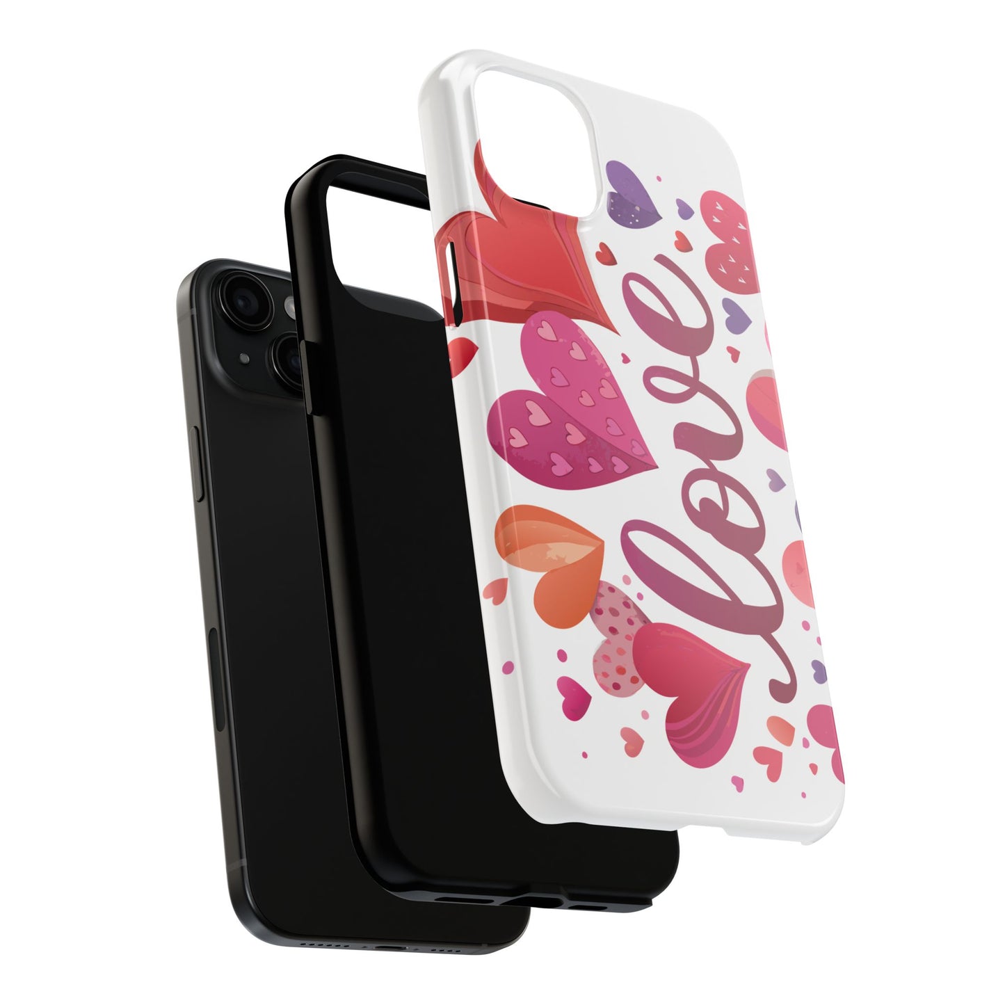 Love & Hearts Tough Valentine Phone Cases