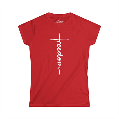 Freedom in Christ – John 8:36 Women's T-Shirt