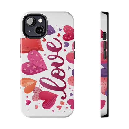 Love & Hearts Tough Valentine Phone Cases