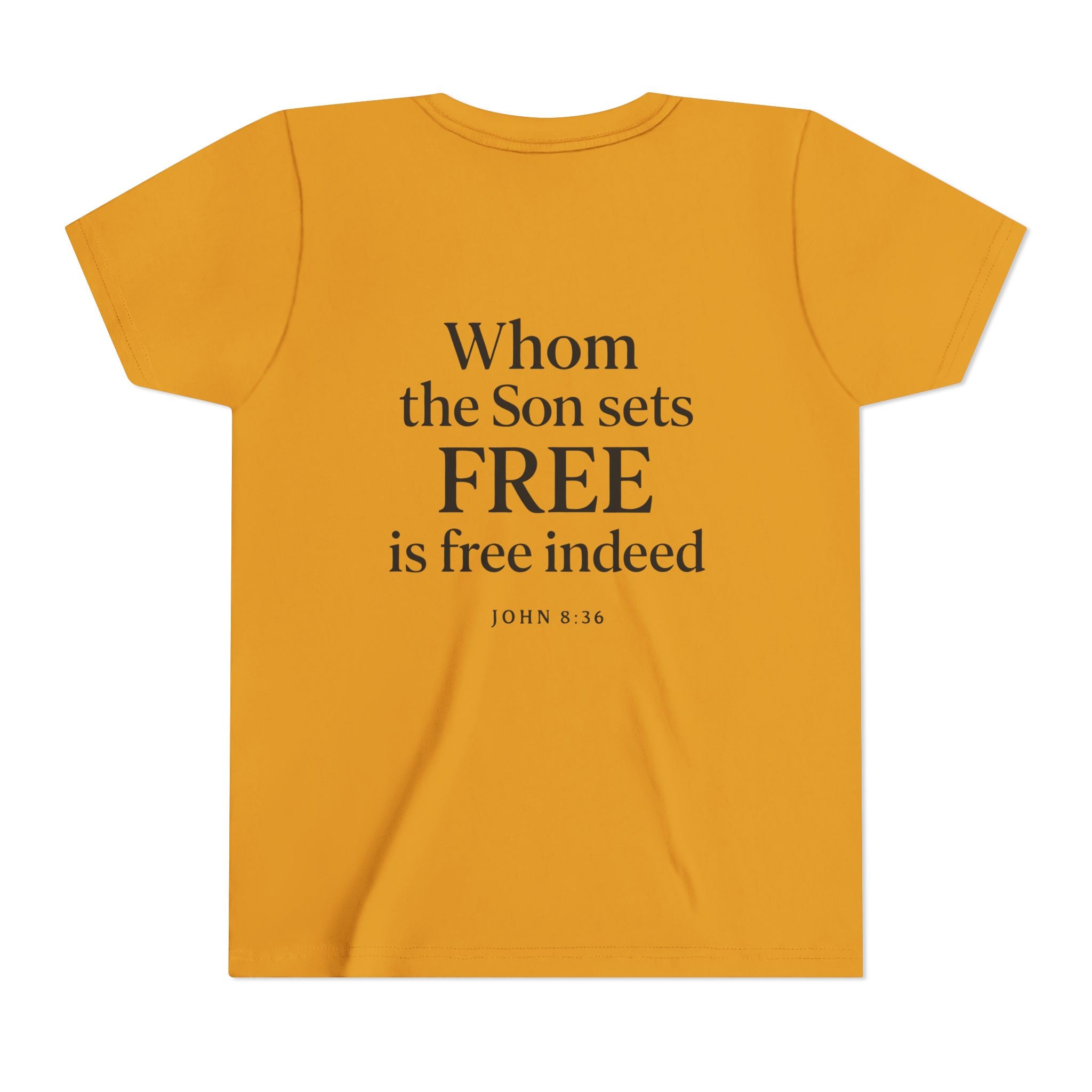 Christian Youth Tee - Freedom in Christ Design
