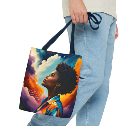 Custom - I Will Lift Up Mine Eyes Tote Bag - Art