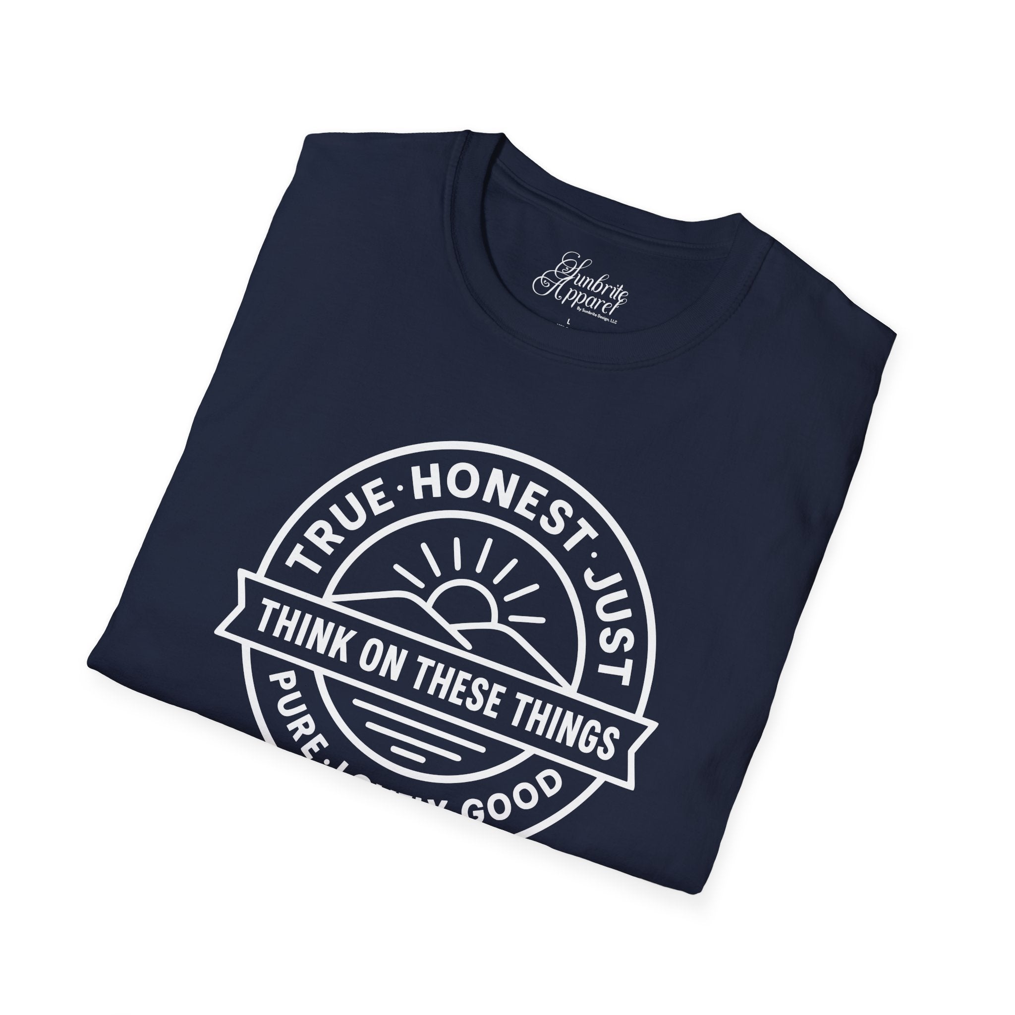 Philippians 4:8 Think on These Things Christian Unisex T-Shirt