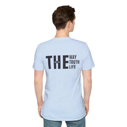 Christian T-Shirt Jesus Is The Way, The Truth, and The Life - John 14:6