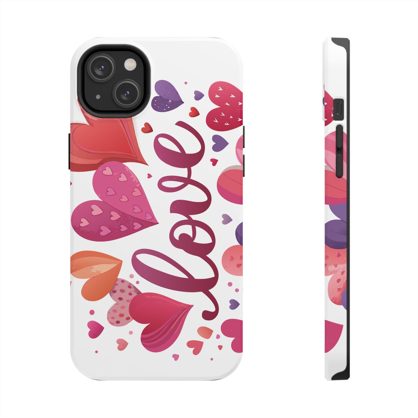 Love & Hearts Tough Valentine Phone Cases