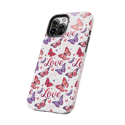 Love & Butterflies Valentine's Tough Phone Cases