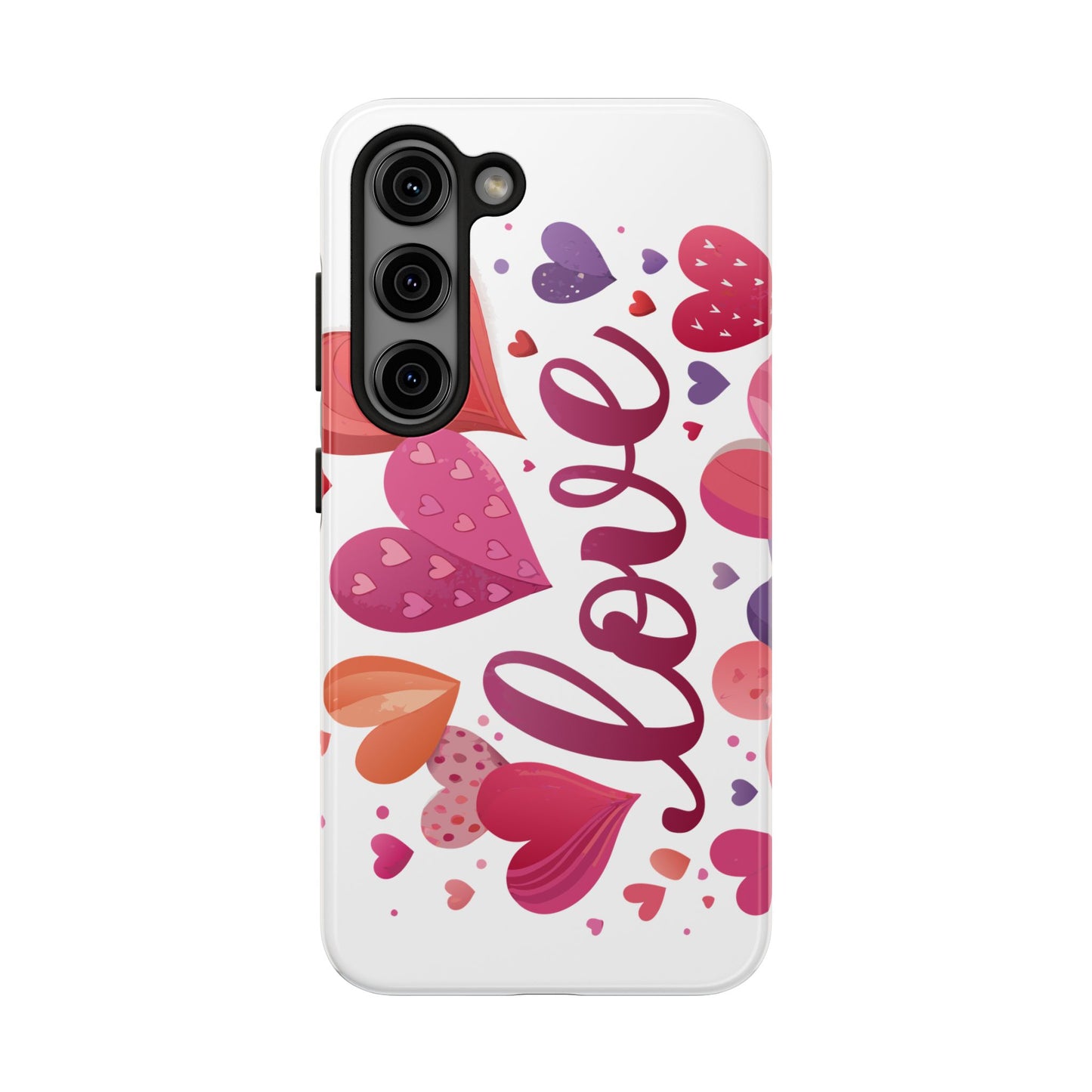 Love & Hearts Tough Valentine Phone Cases