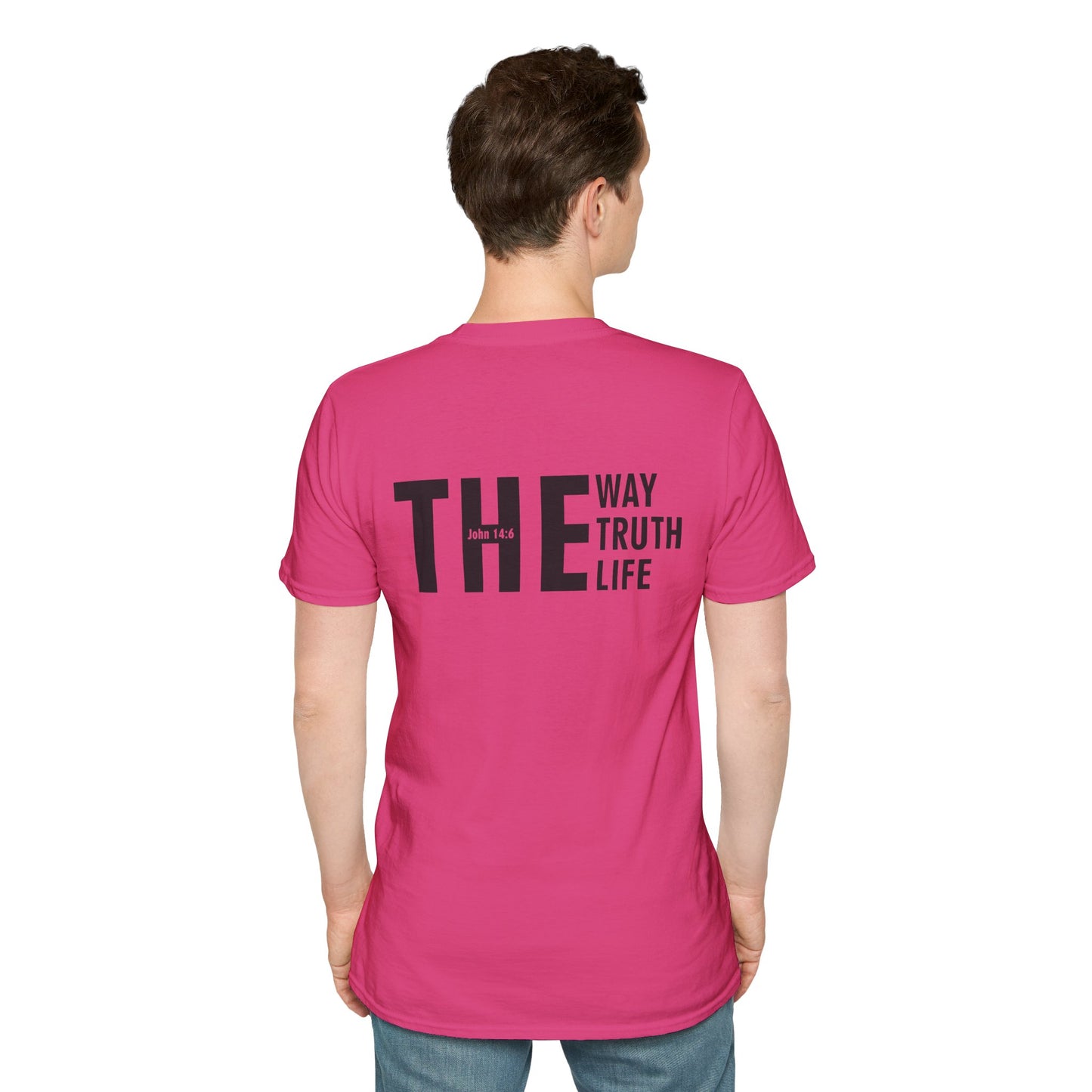 Christian T-Shirt Jesus Is The Way, The Truth, and The Life - John 14:6