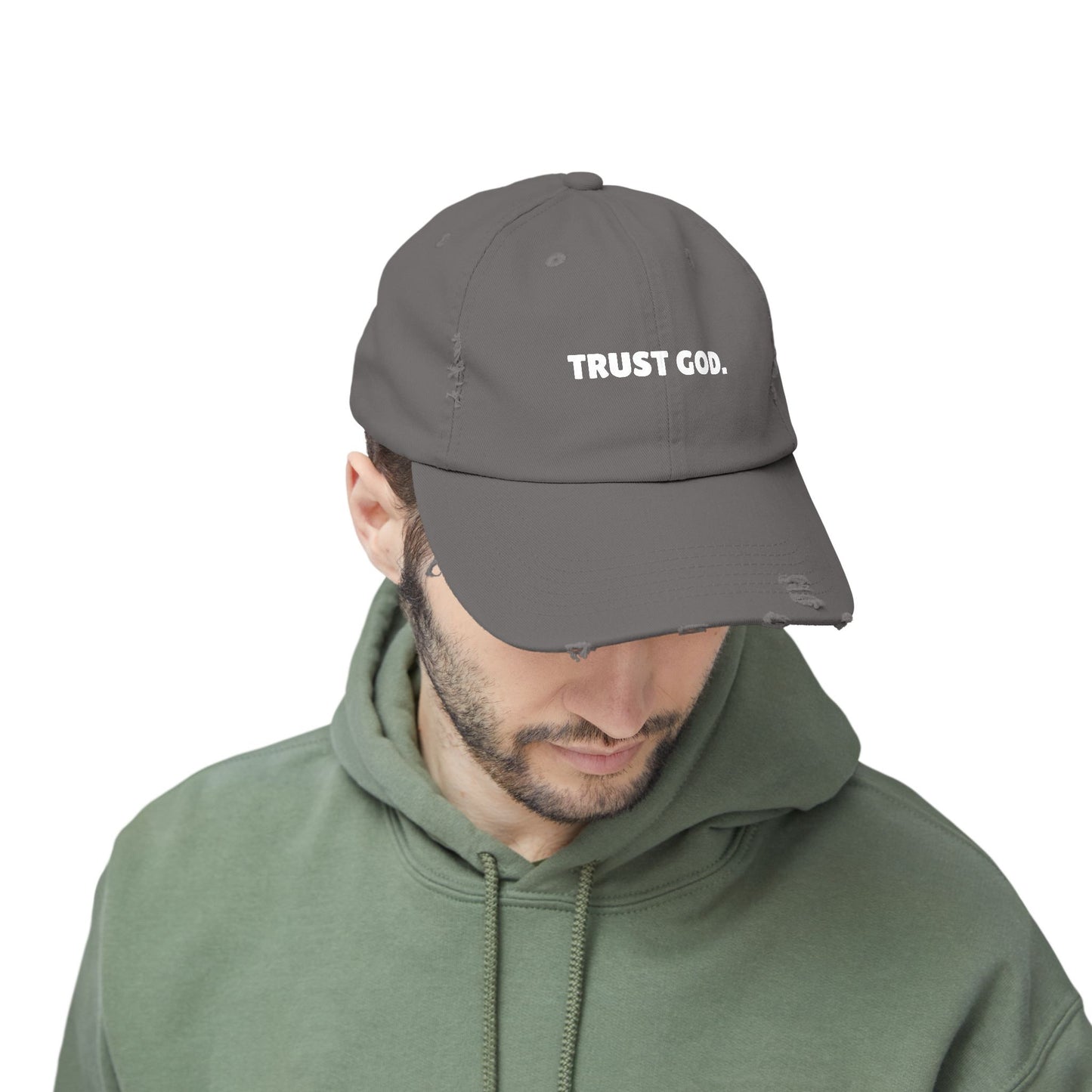 Distressed Cap - Trust God