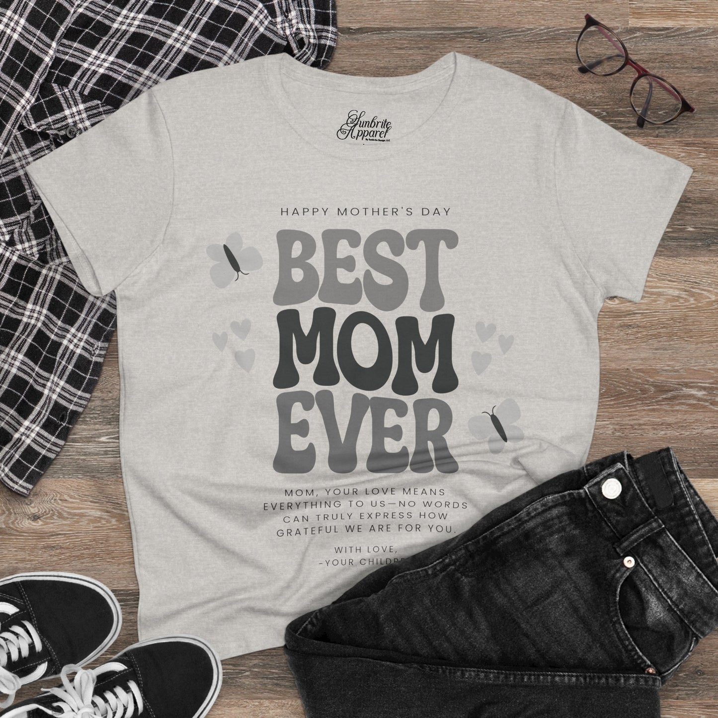 Best Mom Ever Women's Cotton Tee - Personalized Mother's Day Gift