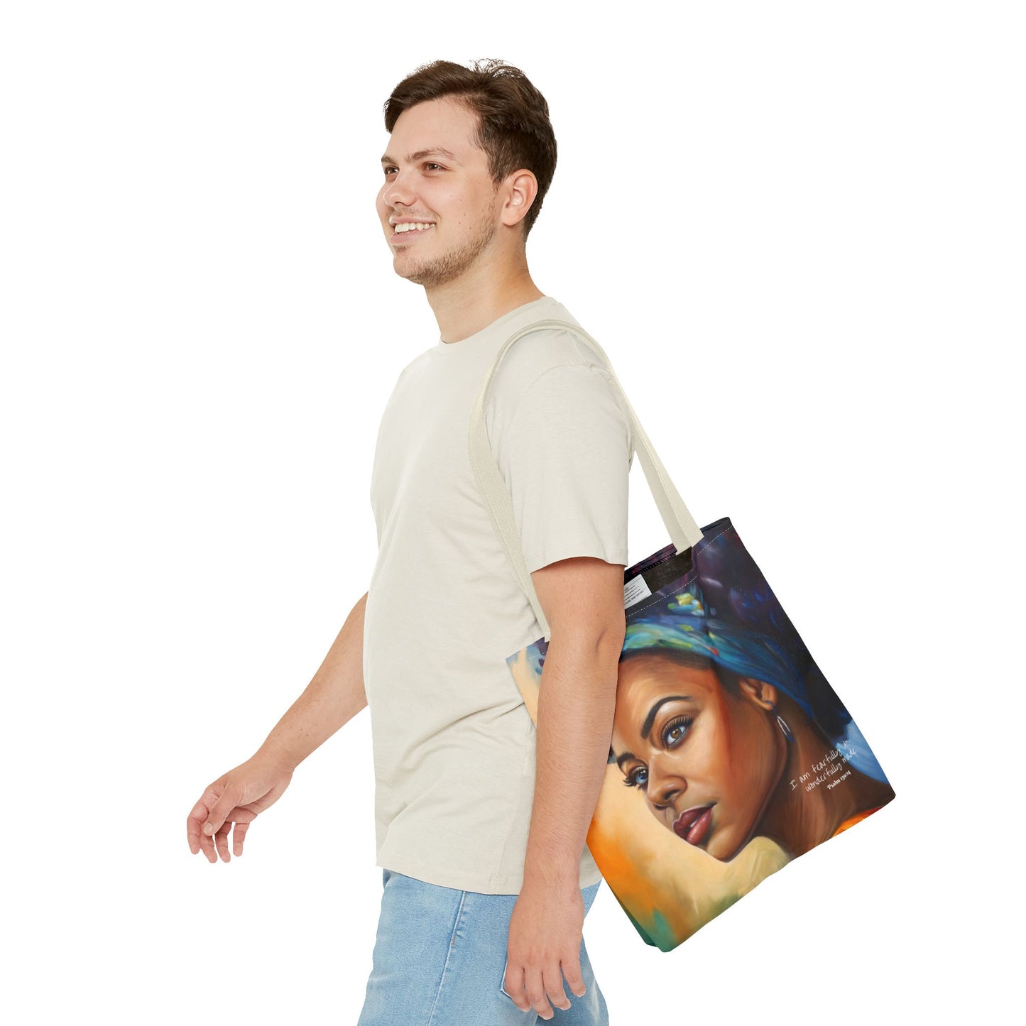 Art Tote Bag - Fearfully & Wonderfully Made Design