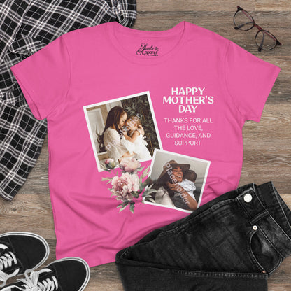 Happy Mother's Day Cotton Tee - Personalized Thoughtful Gift for Moms