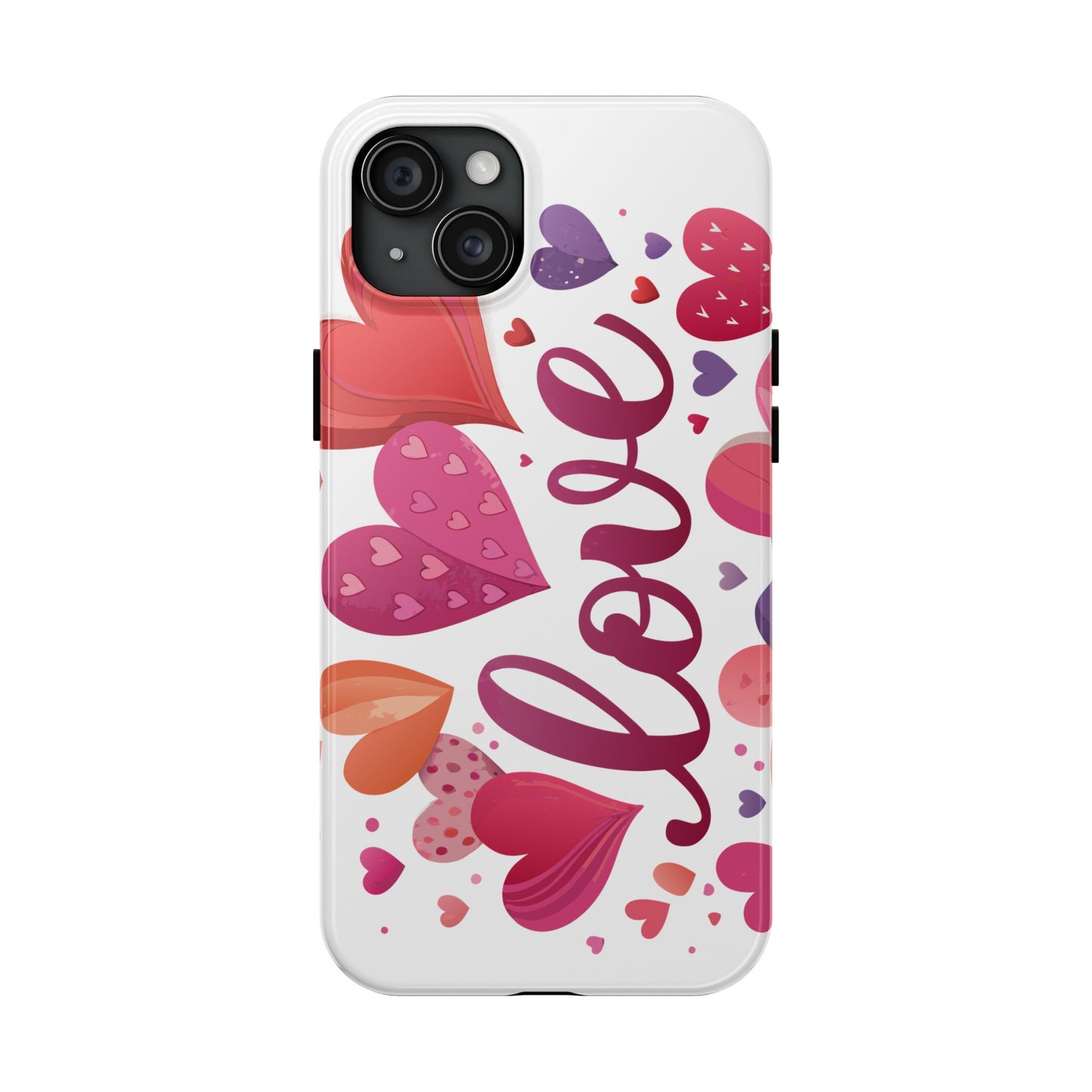 Love & Hearts Tough Valentine Phone Cases