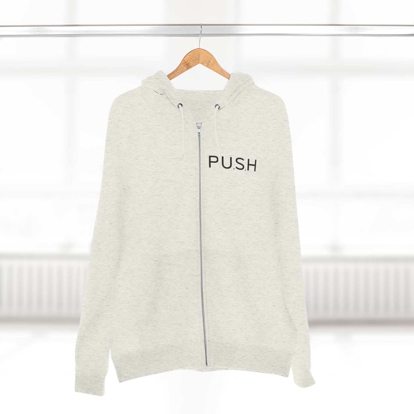 Personalized Zip Hoodie - P.U.S.H - Pray Until Something Happens