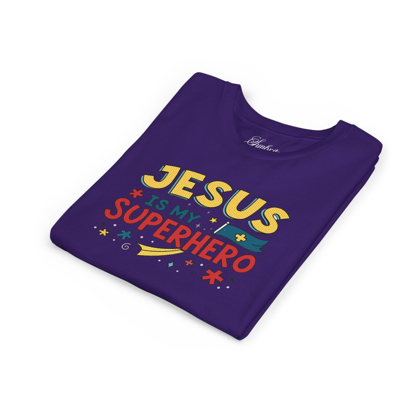 Kids 'Jesus is My Superhero' Short Sleeve Tee