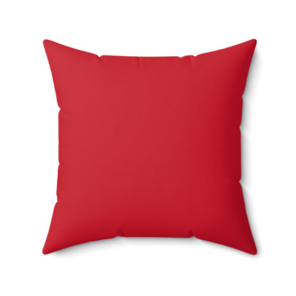 Chosen, Loved, and Redeemed - Valentine Red Square Pillow