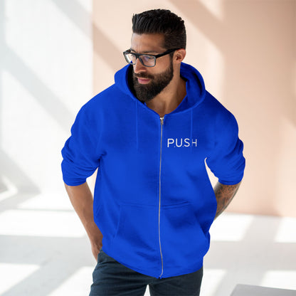 Zip Hoodie - P.U.S.H - Pray Until Something Happens