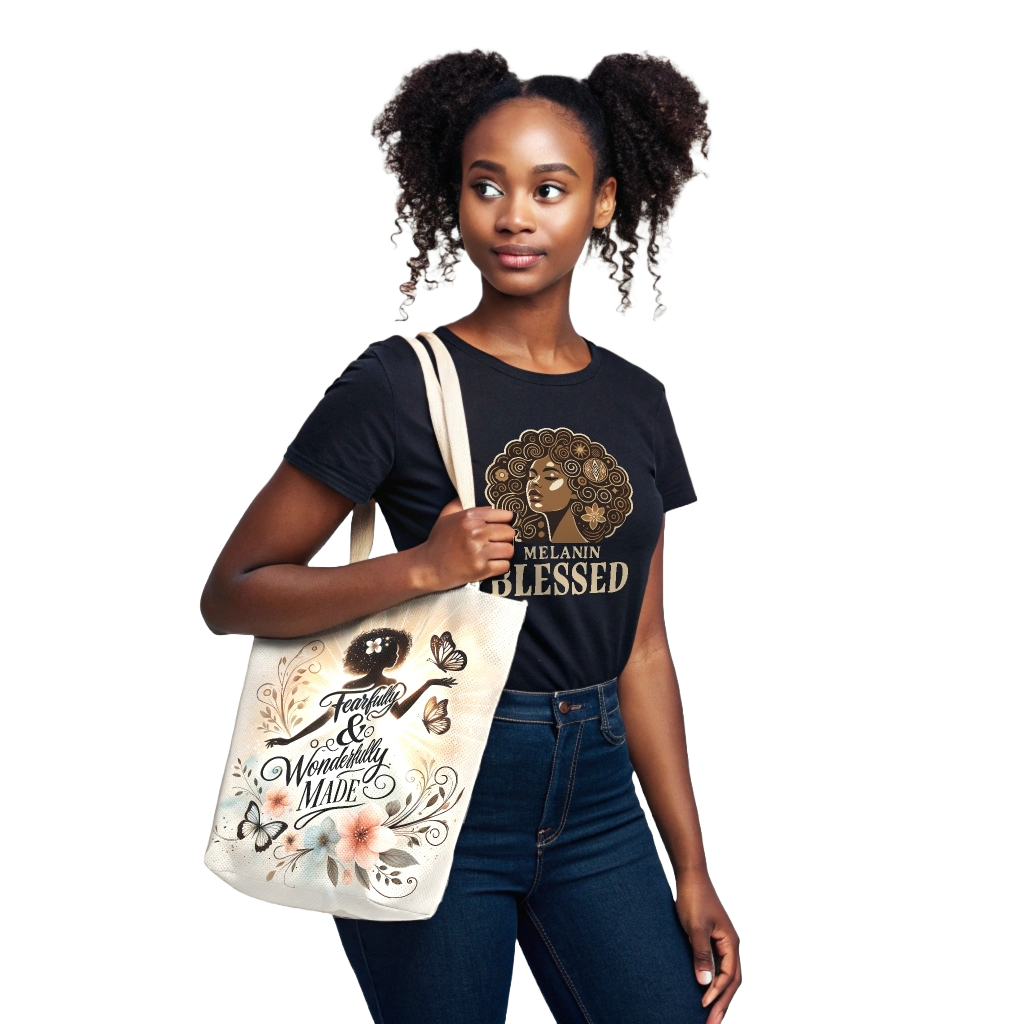 Fearfully & Wonderfully Made Tote Bag